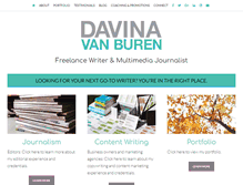 Tablet Screenshot of davinavanburen.com